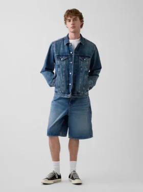 10.5" Baggy Denim Carpenter Shorts