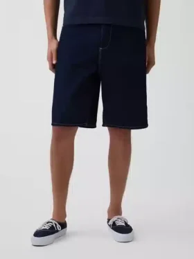 10.5″ Baggy Denim Carpenter Shorts