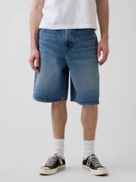 10.5″ Baggy Denim Carpenter Shorts