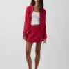 100% Cotton Cable-Knit Zip Cardigan