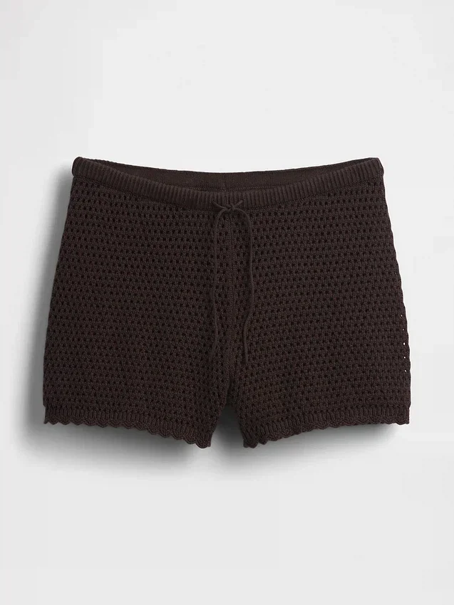 100% Cotton Crochet Easy Shorts