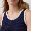 100% Cotton Crochet Mini Dress