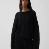 100% Cotton Crochet Relaxed Sweater