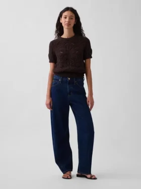 100% Cotton Crochet Sweater
