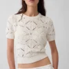100% Cotton Crochet Sweater