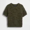 100% Cotton Crochet Sweater