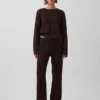 100% Cotton Crochet Sweater Pants
