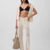 100% Cotton Crochet Sweater Pants