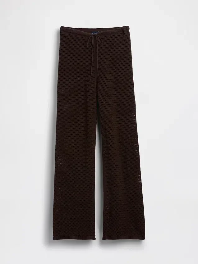 100% Cotton Crochet Sweater Pants