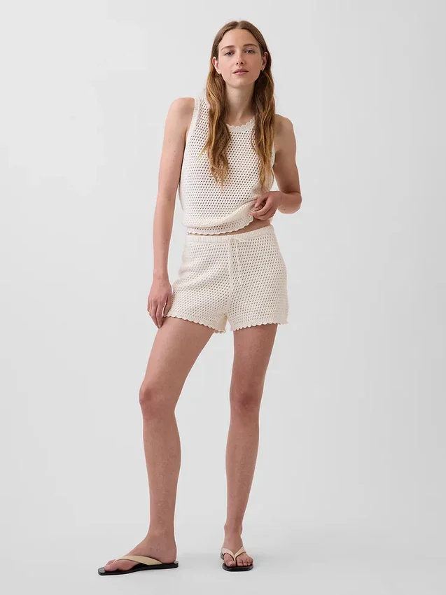 100% Cotton Crochet Tank Top