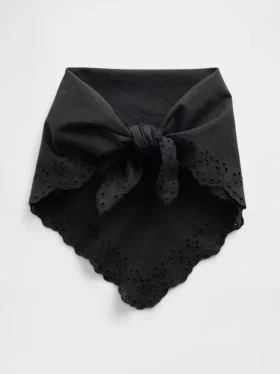 100% Cotton Eyelet Bandana Scarf