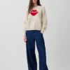 100% Cotton Kiss Raglan Sweater