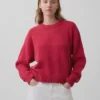 100% Cotton Oversized Crop Sweater