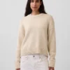 100% Cotton Oversized Crop Sweater