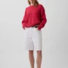 100% Cotton Oversized Crop Sweater