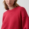 100% Cotton Oversized Crop Sweater