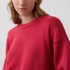 100% Cotton Oversized Crop Sweater