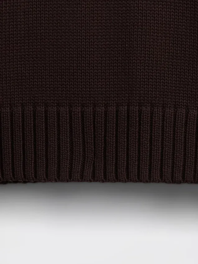 100% Cotton Oversized Crop Sweater