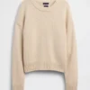 100% Cotton Oversized Crop Sweater