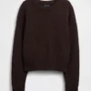 100% Cotton Oversized Crop Sweater