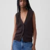 100% Cotton Pocket Sweater Vest