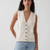 100% Cotton Pocket Sweater Vest