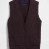 100% Cotton Pocket Sweater Vest
