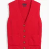 100% Cotton Pocket Sweater Vest