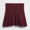 100% Cotton Pointelle Mini Skirt