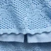 100% Cotton Pointelle Mini Sweater Skort
