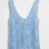 100% Cotton Pointelle Sweater Tank