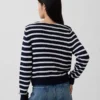 100% Cotton Relaxed Boatneck Sweater
