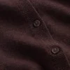100% Cotton Relaxed Crop Cardigan Sweater