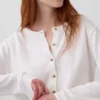 100% Cotton Relaxed Crop Cardigan Sweater