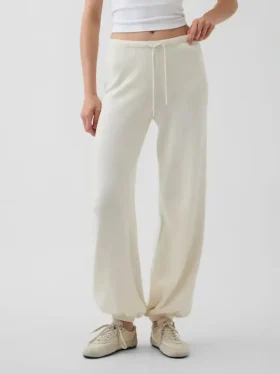 100% Cotton Relaxed Sweater Joggers