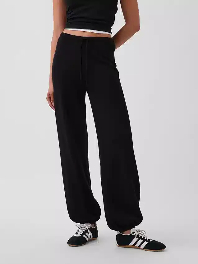 100% Cotton Relaxed Sweater Joggers
