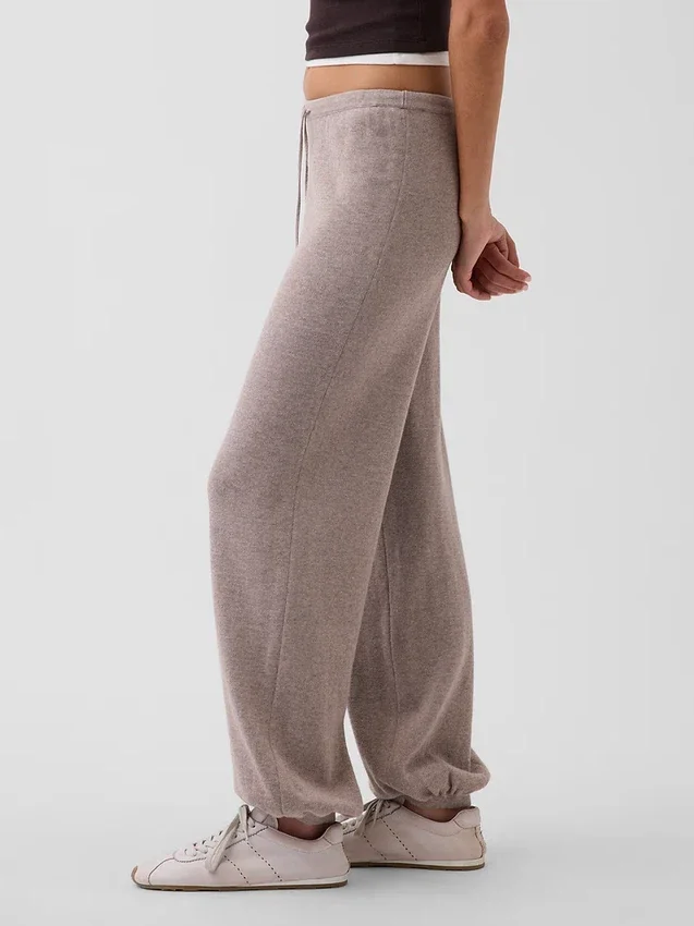100% Cotton Relaxed Sweater Joggers