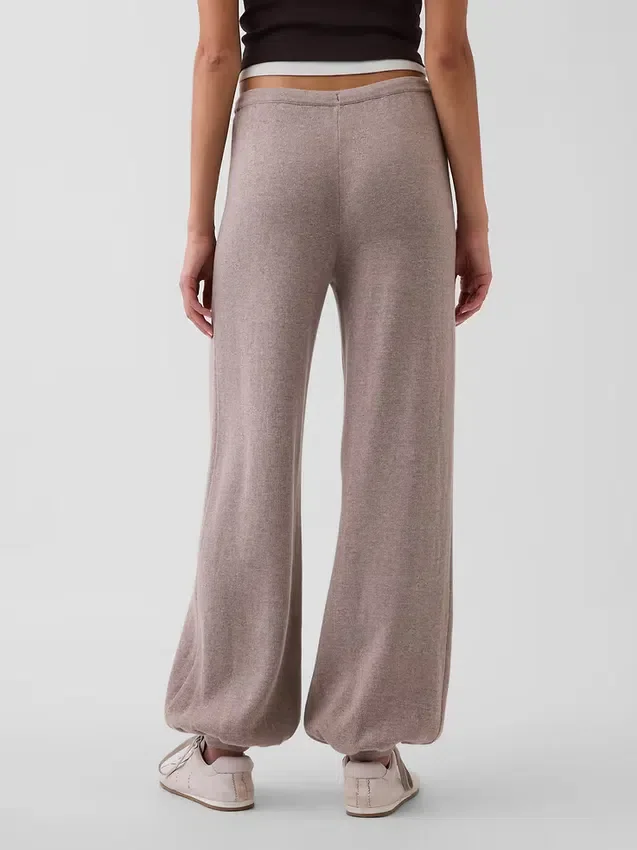 100% Cotton Relaxed Sweater Joggers