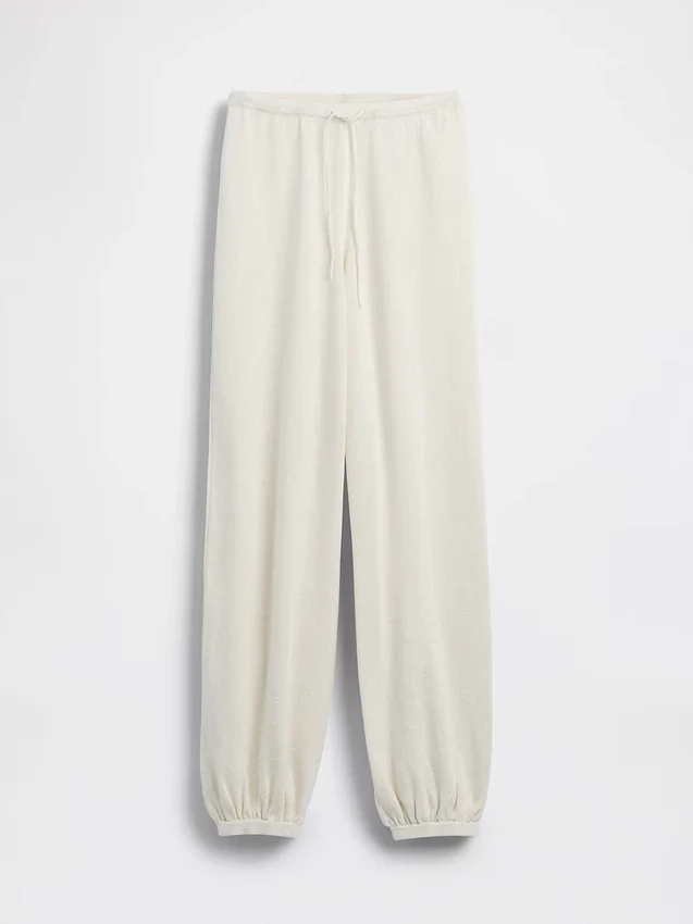 100% Cotton Relaxed Sweater Joggers