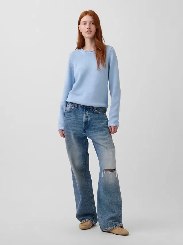 100% Cotton Rollneck Sweater