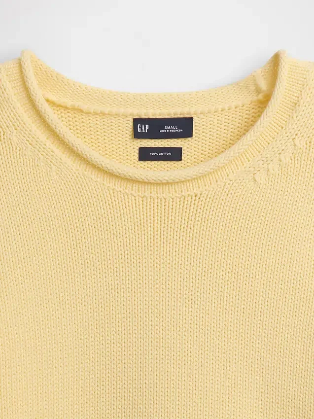 100% Cotton Rollneck Sweater