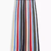 100% Cotton Stripe Easy Maxi Sweater Skirt