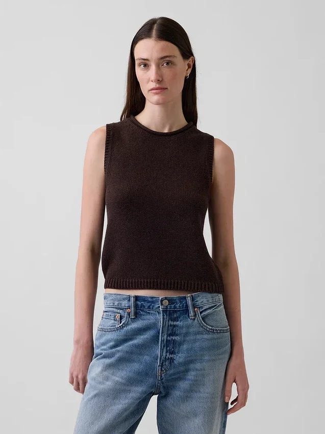 100% Cotton Sweater Vest