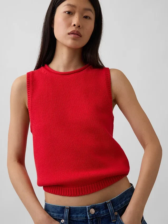 100% Cotton Sweater Vest