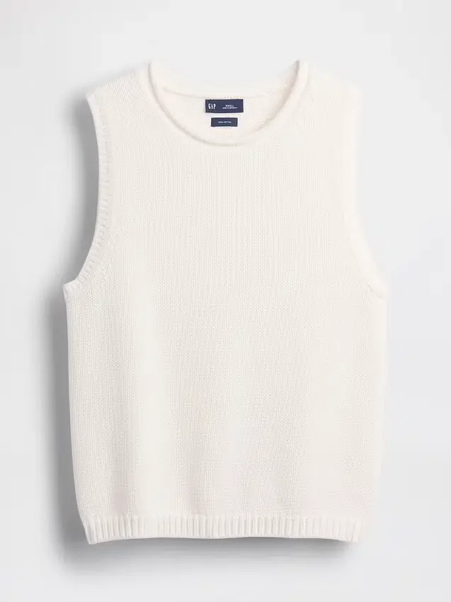 100% Cotton Sweater Vest