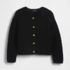 100% Cotton Textured Sweater Jacket
