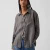 100% Linen Oversized Shirt