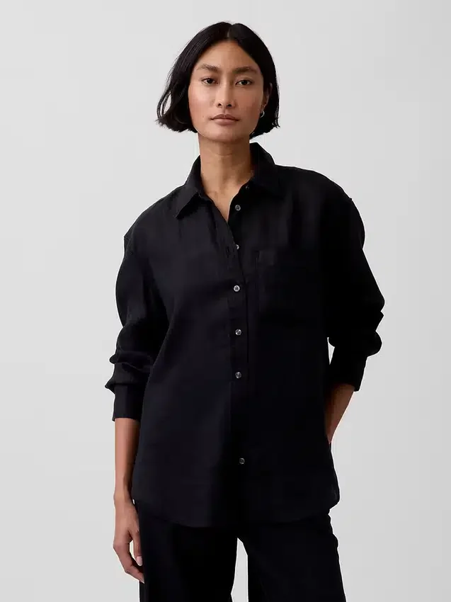 100% Linen Oversized Shirt