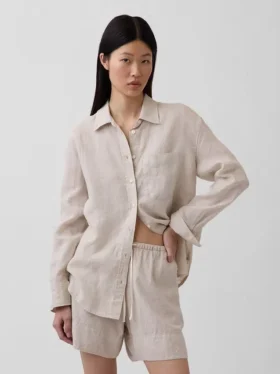100% Linen Oversized Shirt