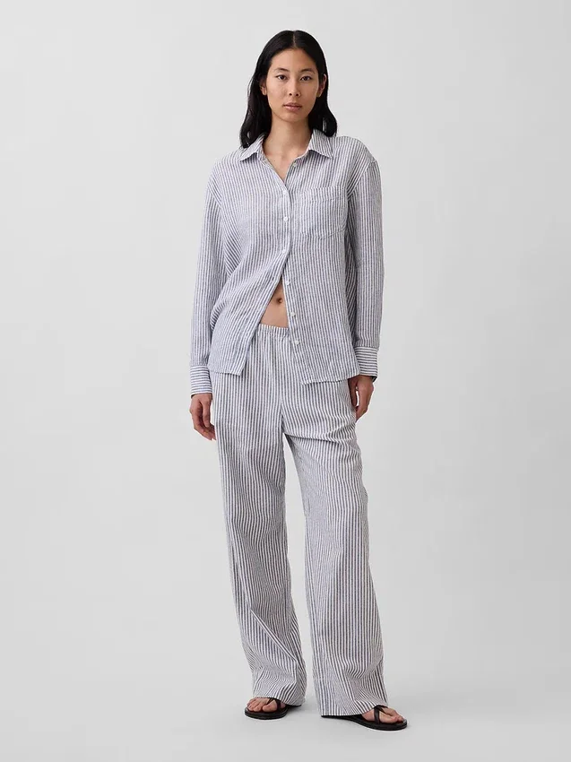 100% Linen Oversized Shirt